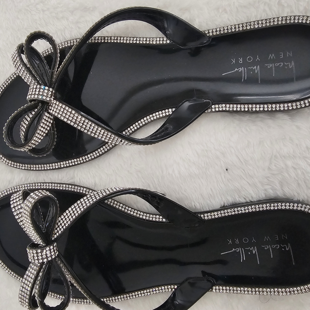 Black and Silver Women's Sandals by Jack Rogers
